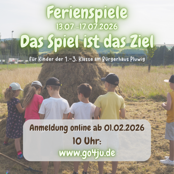 Ferienspiele Flyer 2026 Plakat